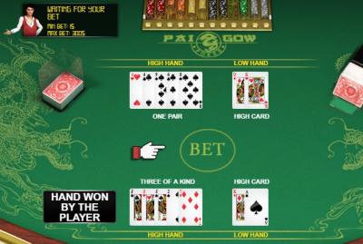 Pai gow poker betting strategy